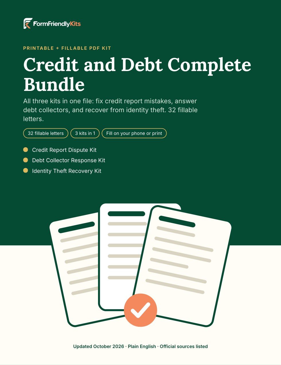 Credit and Debt Complete Bundle cover