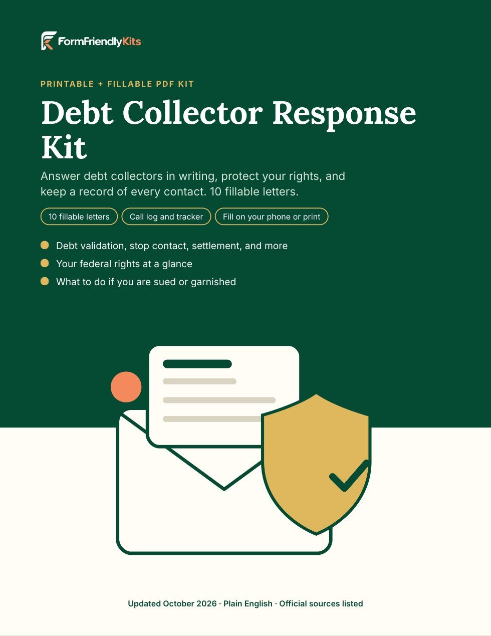 Debt Collector Response Kit cover