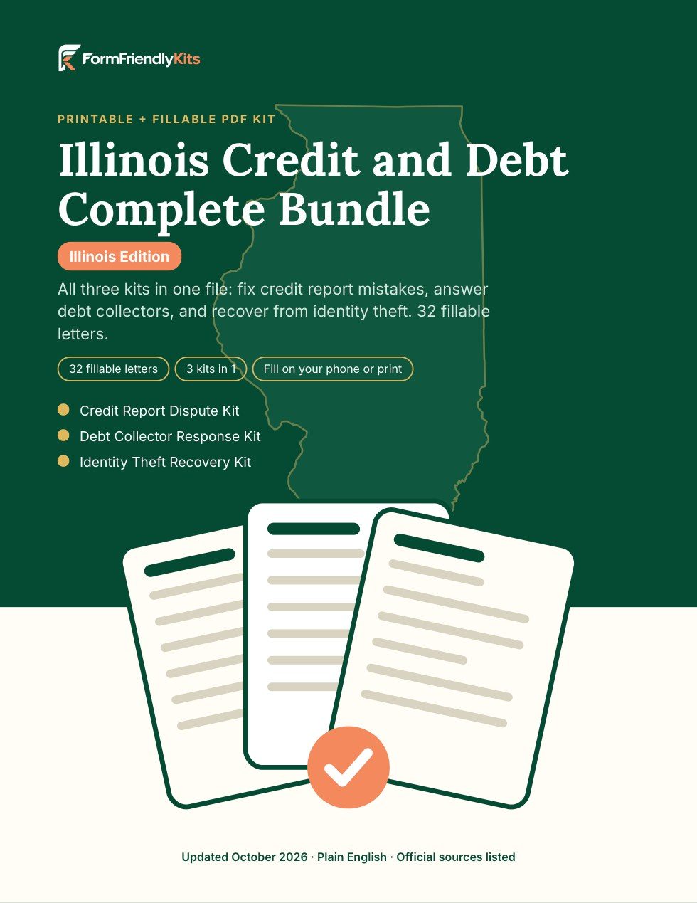 Illinois Credit and Debt Complete Bundle cover